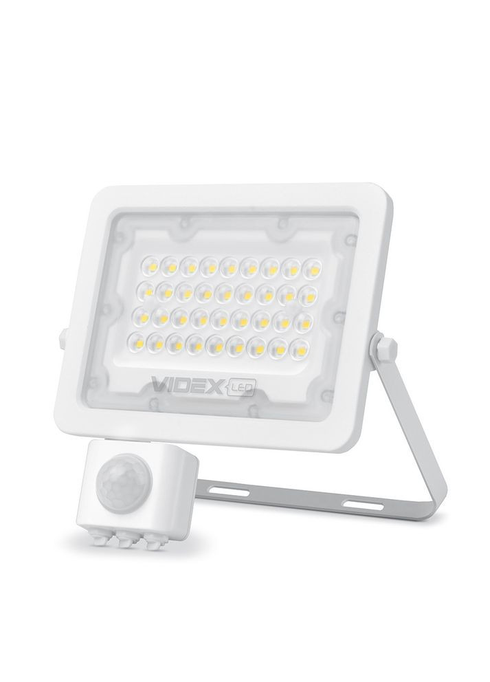Прожектор LED F2e 30W 5000K з датчиком руху та освітленості Videx (370264539)