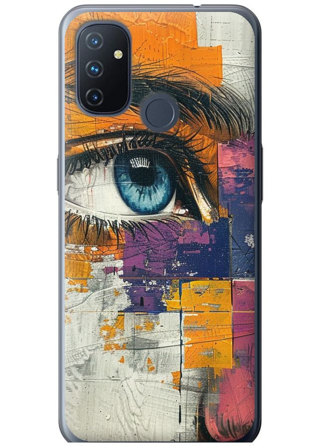 Силіконовий чохол 'Кольорова фреска' для Endorphone OnePlus Nord N100 (285115262)