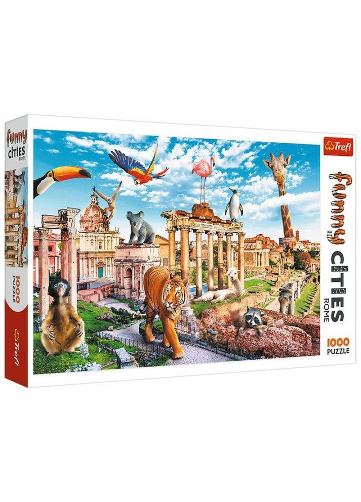 Пазлы Funny Cities - Дикий Рим (1000 элм.) 10600 ( ) Trefl (328946647)