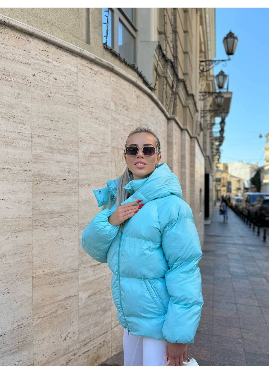 Голубой зимний Пуховик Vakko