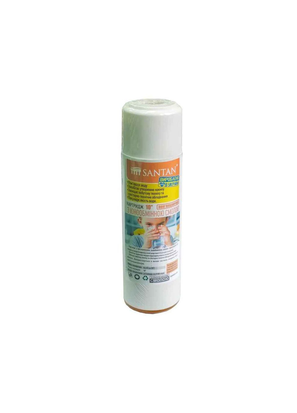 Картридж фильтра смягчающий ионнобменная смола 10" Santan (363328920)