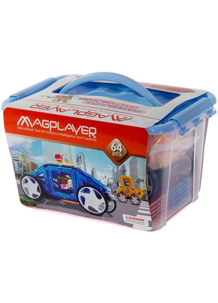 Магнитный конструктор 64 (MPT-64) MagPlayer (322907202)