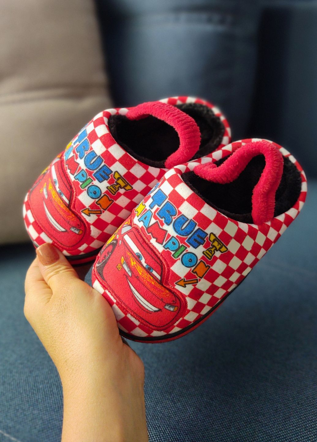 Дитячі теплі кімнатні капці Warm Children Cars FS (321063162)