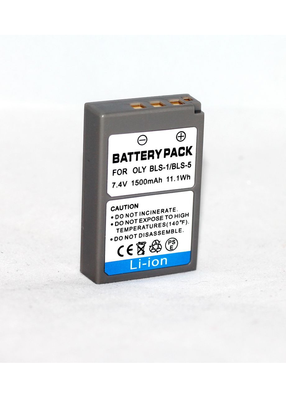Аккумулятор для фотоаппаратов BLS-5 (PS-BLS5, BLS-50) - анлог на 1500 ma Olympus (369558303)