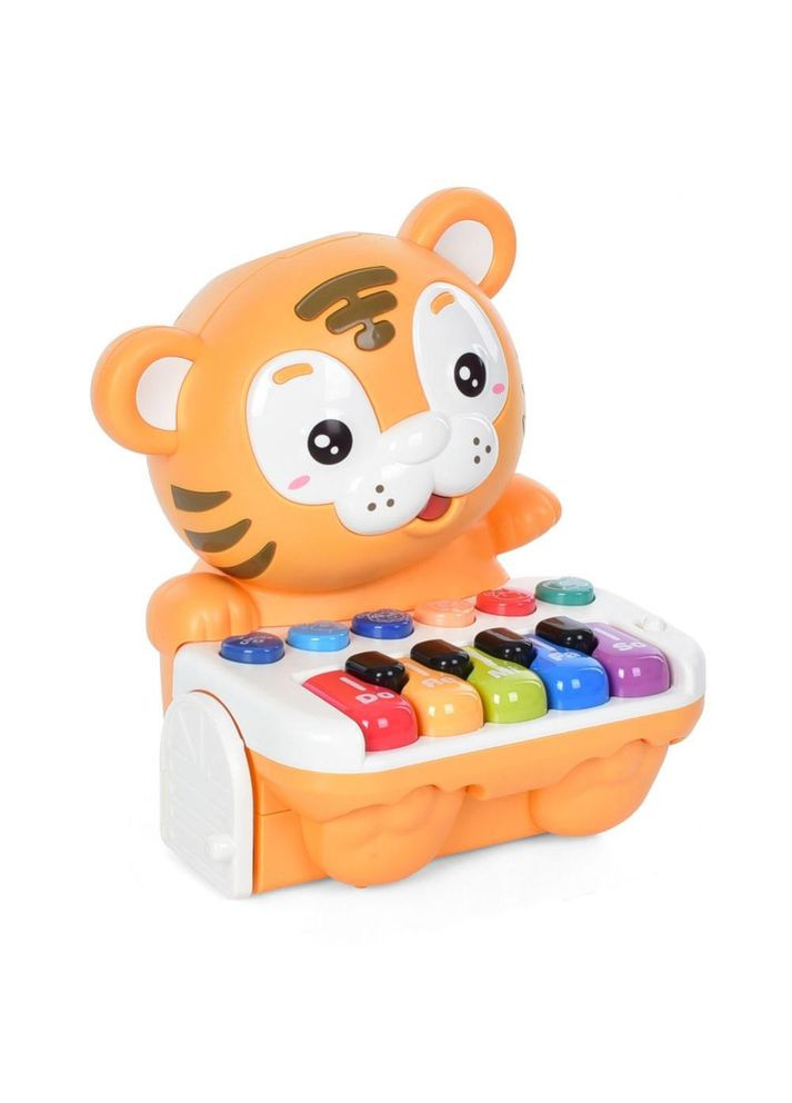 Розвиваюча іграшка Ксилофон-сортер тигреня жовтогаряча (CY-7097B/OR) MFC (365544413)