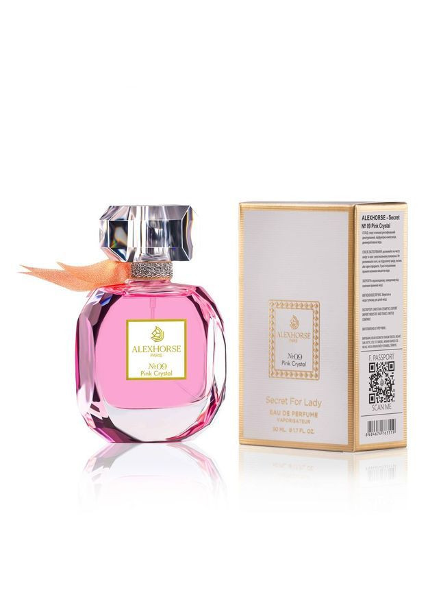 Парфумована вода для жінок Pink Crystal Secret For Lady 50 ml Alex Horse (365284553)