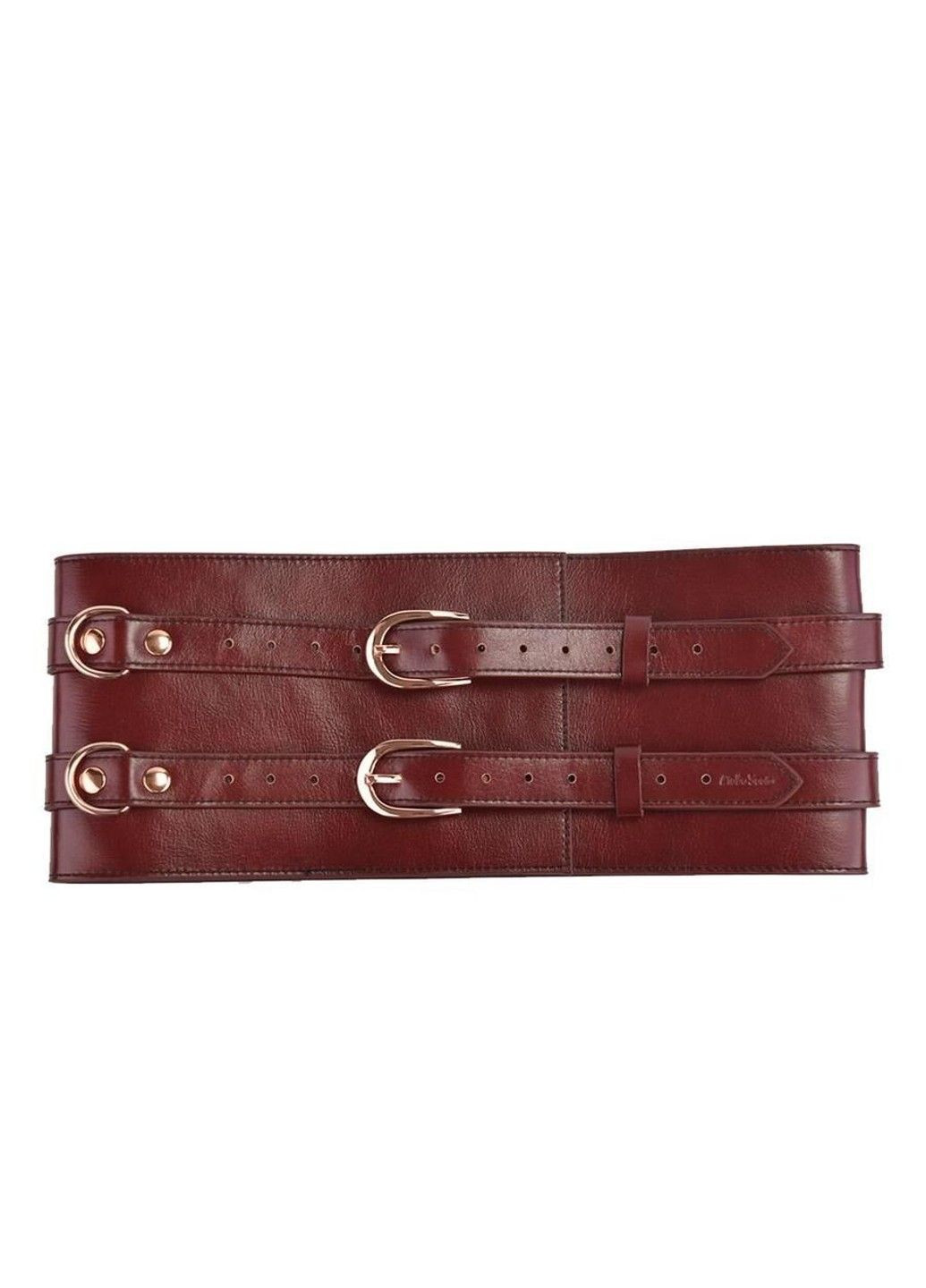Шкіряний пояс для бондажу Wine Red Waist Cuff, L Size Liebe Seele (345708486)