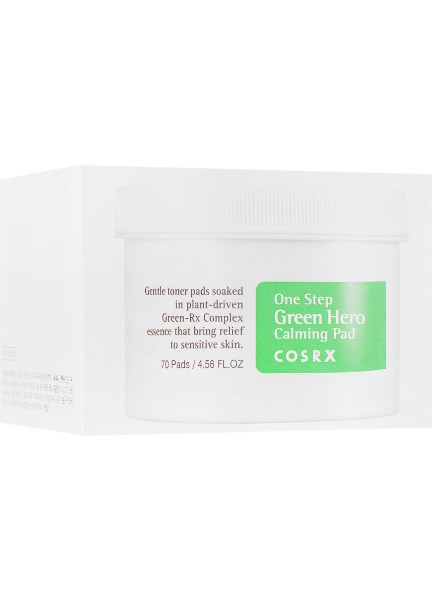 Заспокійливі диски для обличчя One Step Green Hero Calming Pad 70шт (647997-27234186) COSRX (368611250)