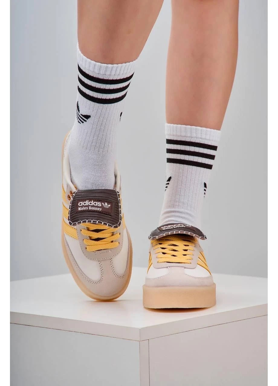 КРОСІВКИ ЖІНОЧІ ADIDAS SAMBA PLATFORM WALES BONNER BEIGE АДІДАС САМБА БЕЖЕВІ No Brand бежеві демісезони (391949703)