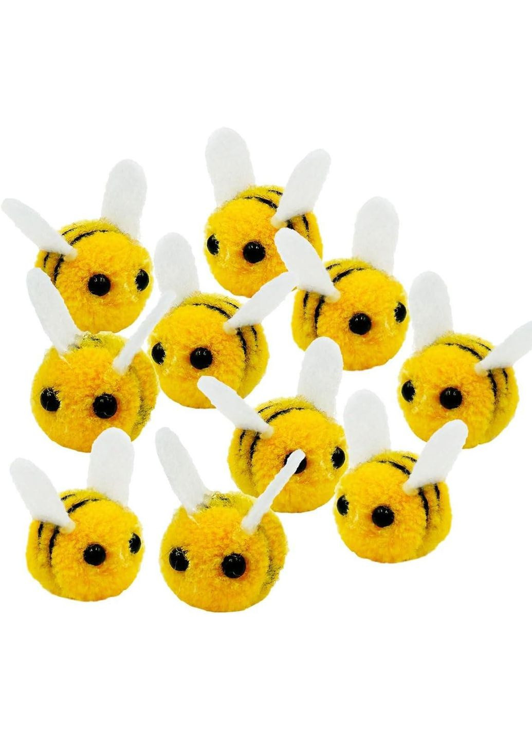 Набор миничеловек (10 штук) из шерстяного фетра для рукоделия, декора, изделий и праздничного оформления. Jellycat (370440102)