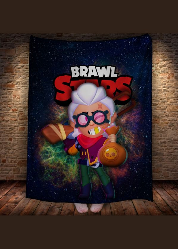 Плед з 3D принтом на тему Brawl Stars Герої Бравл Старс Перша Креативна мануфактура PERFECTUS Плед (301870900)