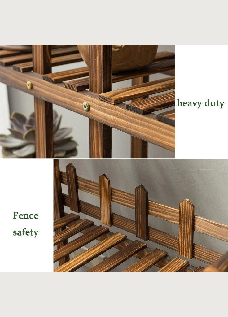 Підставка для квітів з дерева Нуазі капучино (ЦВТ-009009) No Brand (328224599)