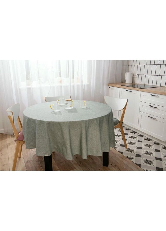 Скатерть Oliver ART-11-OG 200 см зеленая Ardesto (335879608)