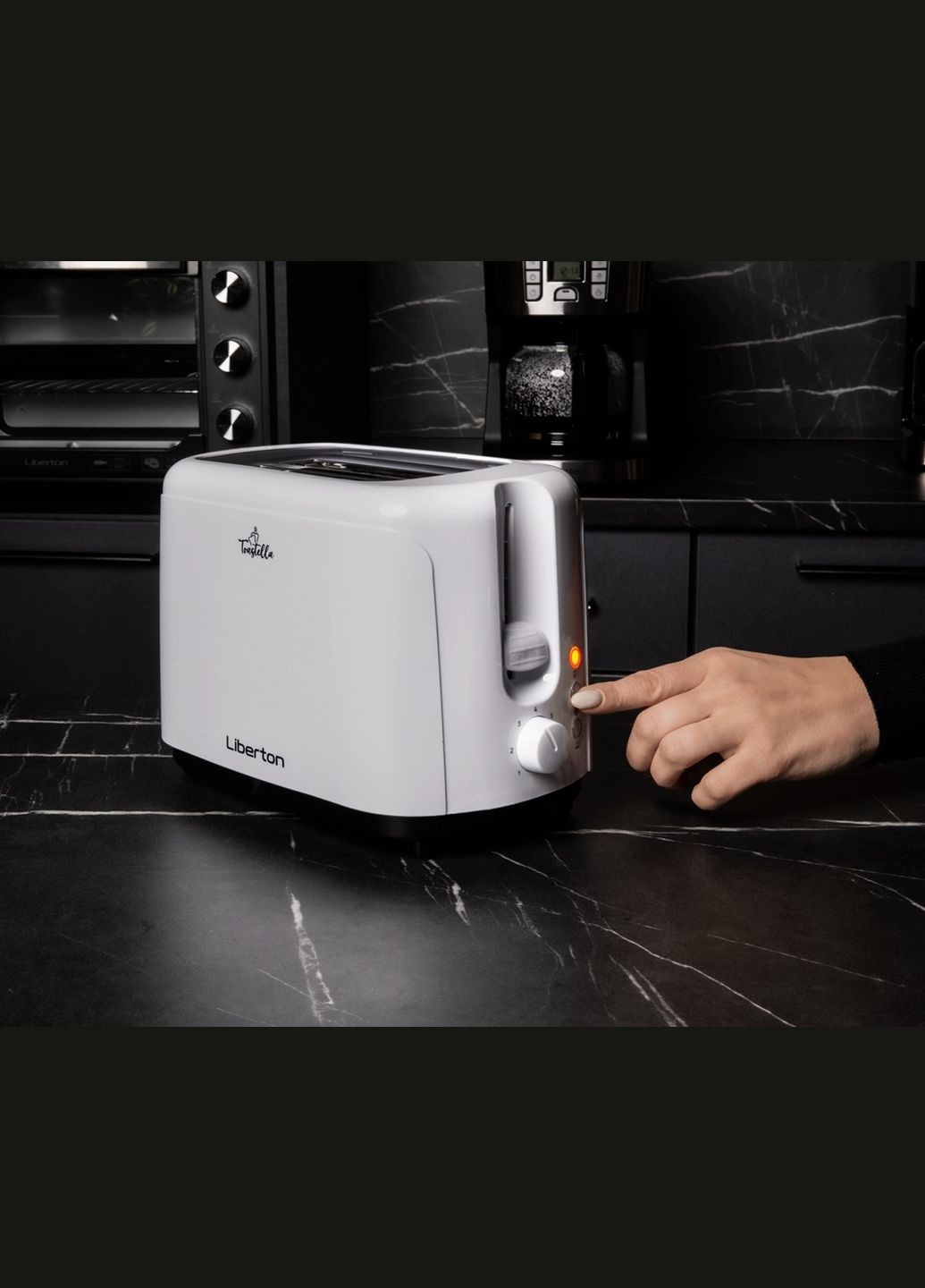 Тостер LET-5700 700 Вт белый Liberton (370967094)