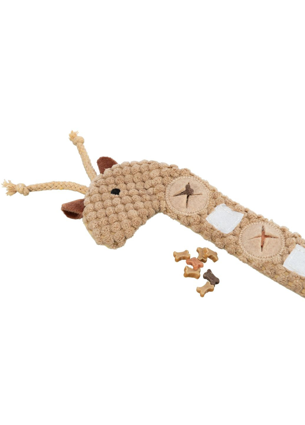 Игрушка для собак жираф для лакомства плюшевый бежевый 50 см TX-33418 Trixie (330754169)