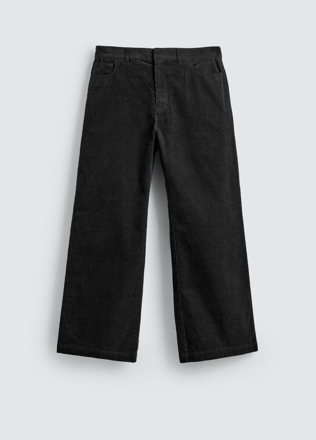 Черные кэжуал демисезонные брюки Zara