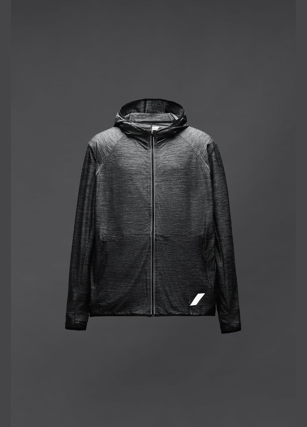 Мужская куртка из высокотехнологичной ткани антрацитово-серая (размер М) Zara (292734792)