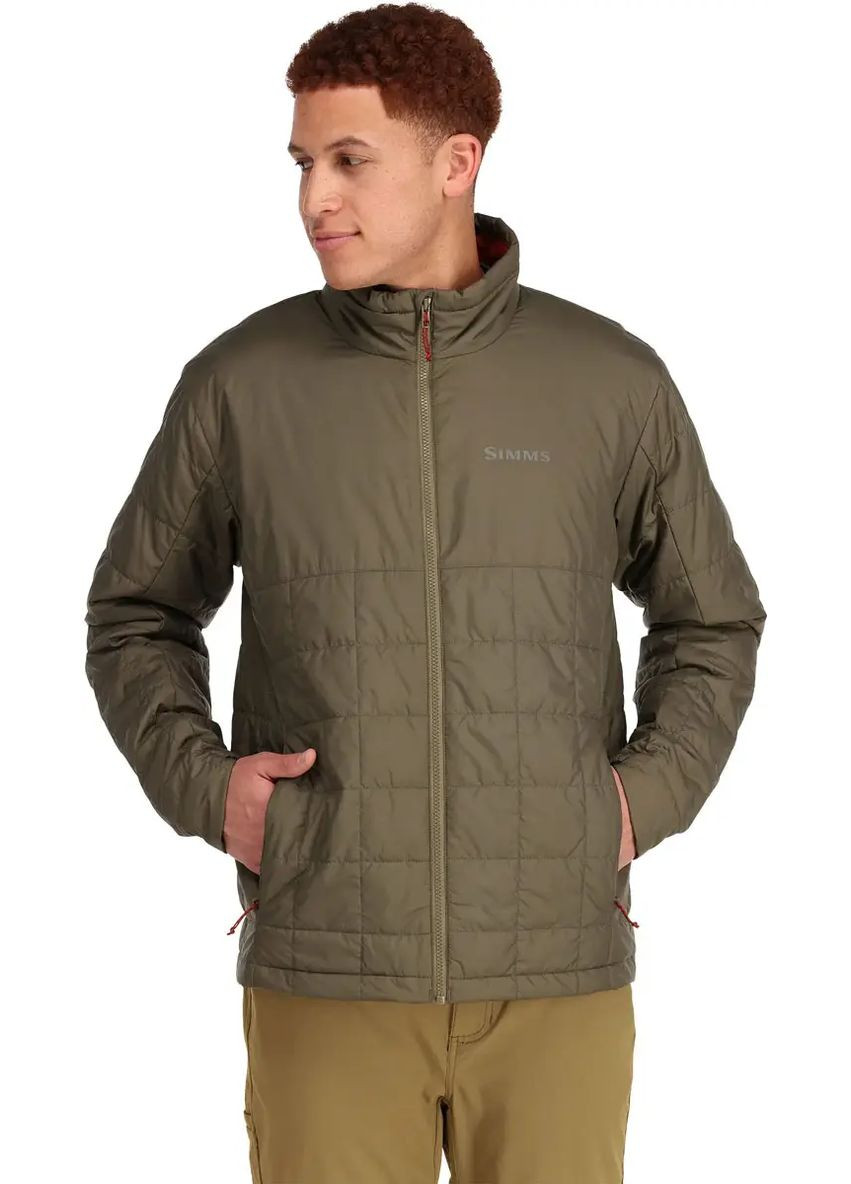 Комбинированная демисезонная куртка fall run collared jacket dark stone Simms