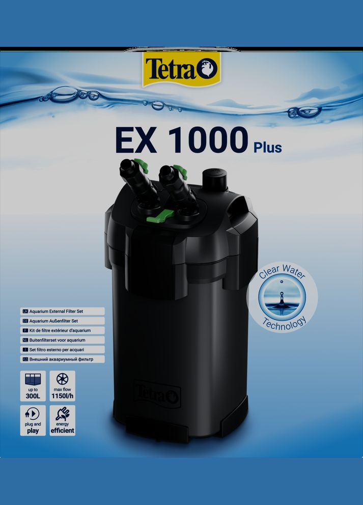 Наружный фильтр для аквариума External EX 1000 Plus 10,5W, 1150л/ч Tetra (292258684)