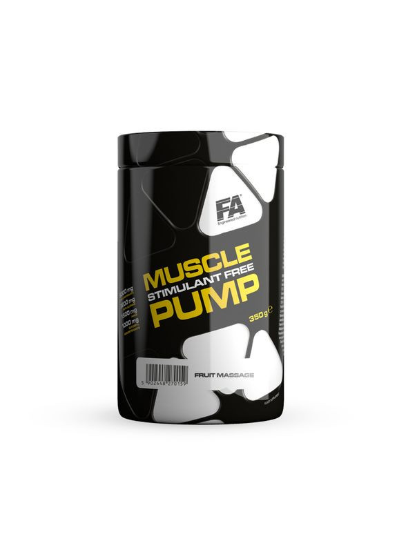 Передтренувальний комплекс Muscle Pump Stimulant Free 350g (Fruit massage) Fitness Authority (279774067)