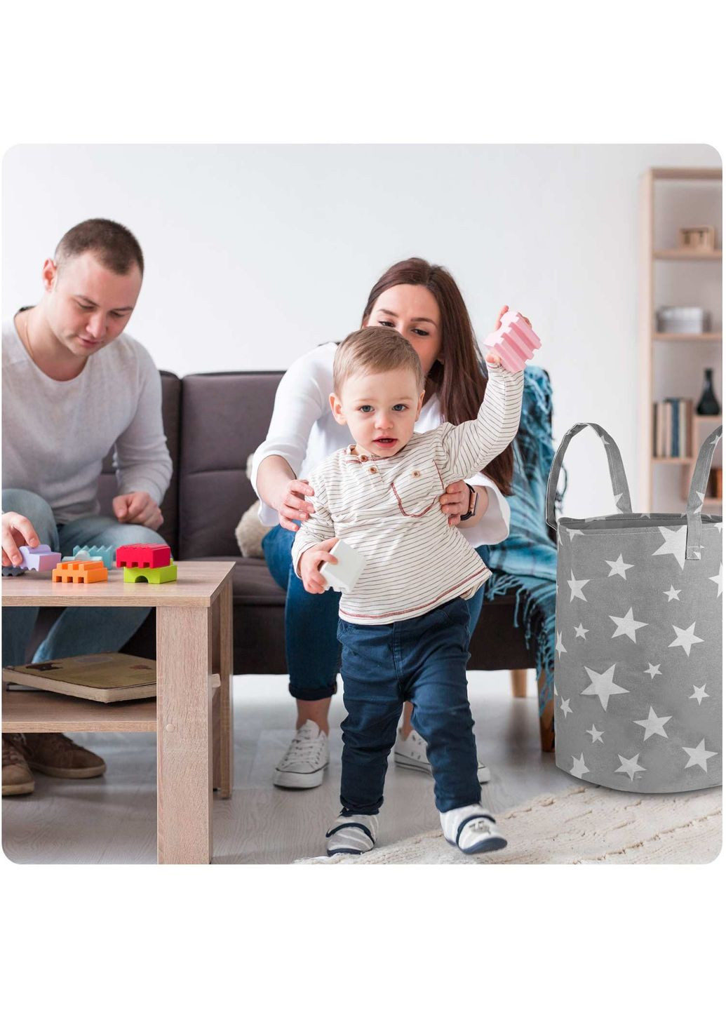 Кошик для іграшок в зірочки Nukido (369931965)