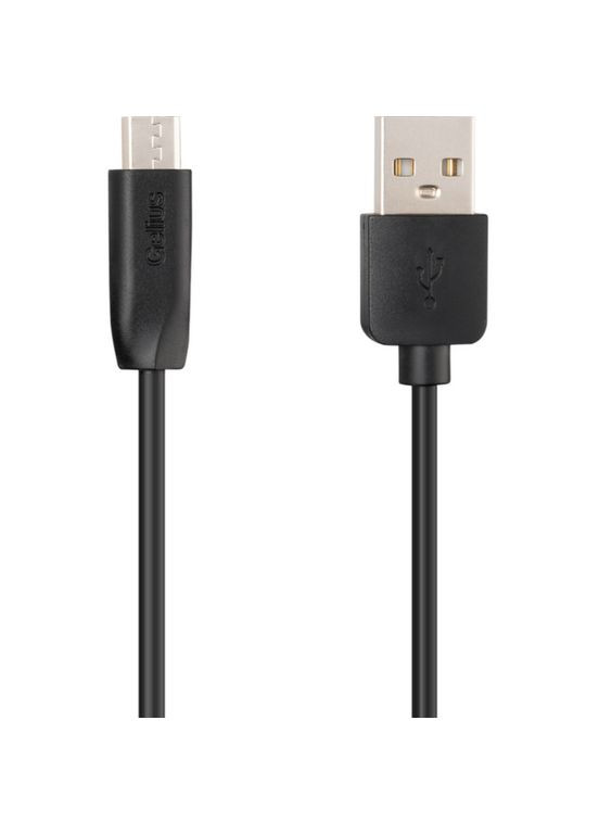 Кабель USB One GP-UC115 (1m) MicroUSB Black Gelius (317193000)