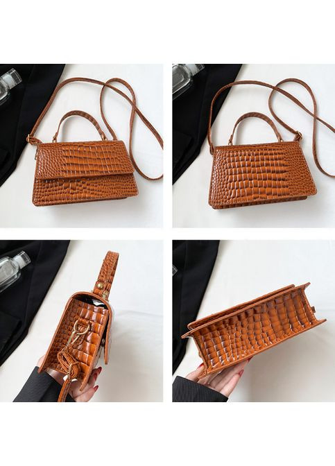 Женская лаковая сумочка Кенгуру рептилия из экокожи цилиндрическая серого цвета ProDobro (363135809)