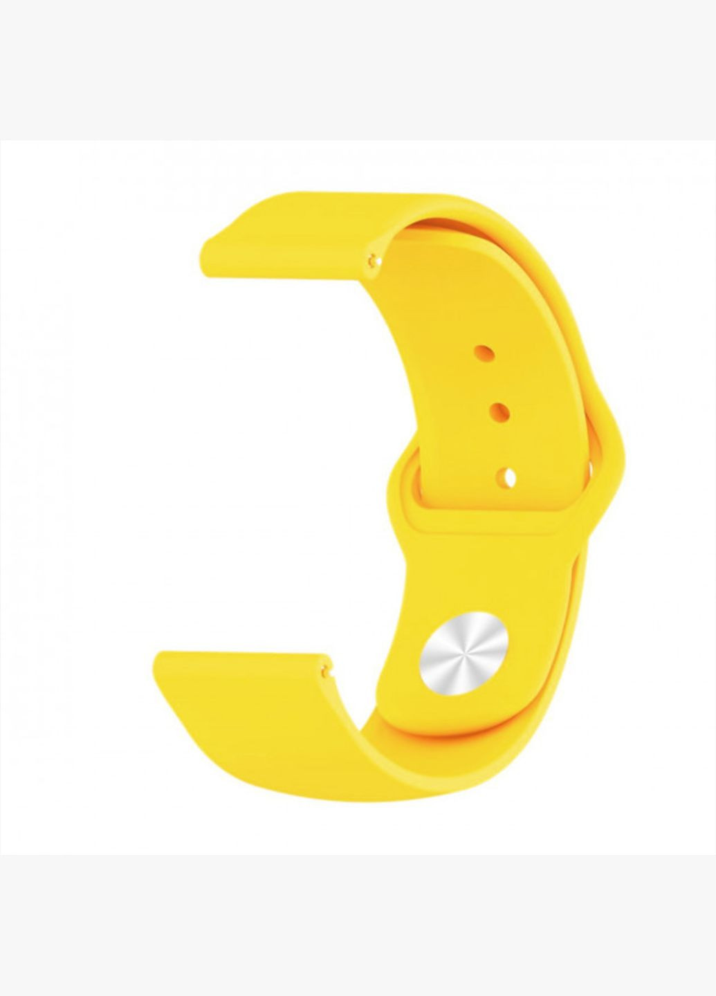 Ремінець Silicone 20 mm Watch Active / Galaxy S4 42 mm / Gear S2 / Xiaomi Amazfit Yellow Smart Watch (297455825)