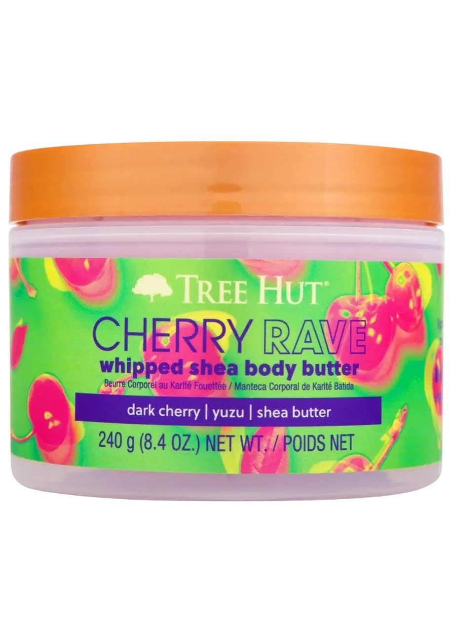 Tree Hut Баттер для тіла Cherry Rave Whipped Body Butter аромат темна вишня, 240 грам — Крем, США (348357206)