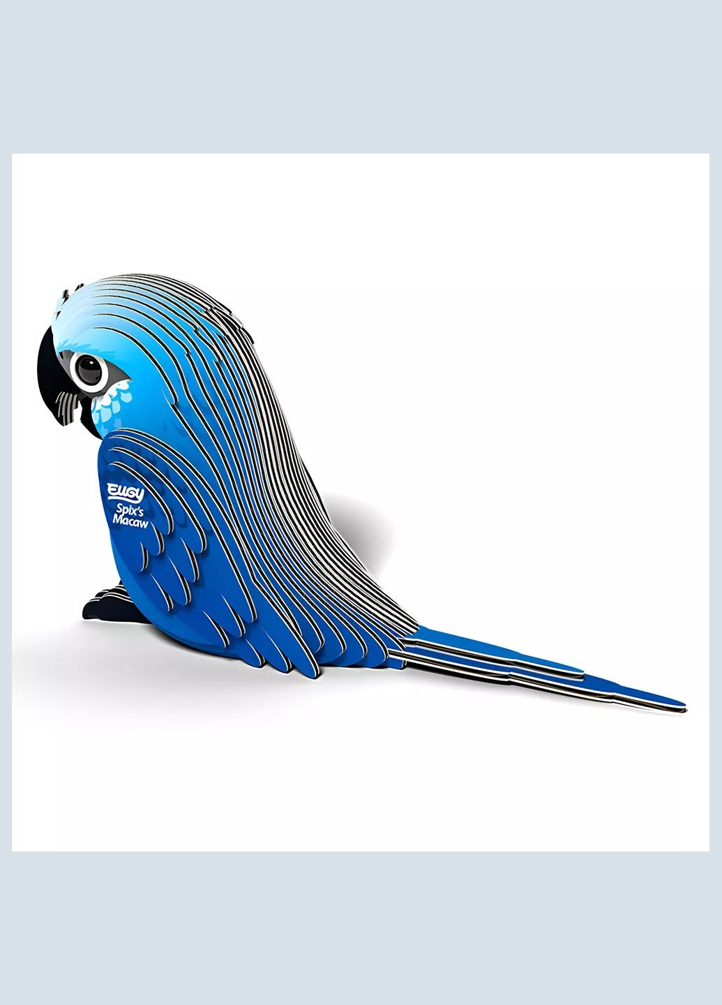 Збірна 3D модель Зоопарк Малий синій ара (XEG-123) Eugy (333252796)