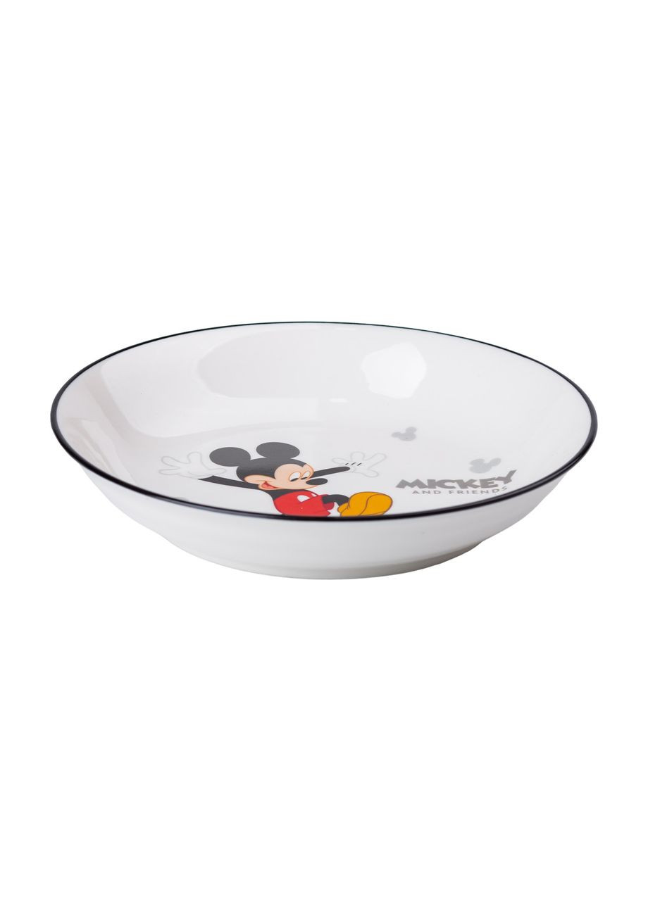 Детская тарелка Mickey керамическая 350 мл, белый Yiwu (322503789)