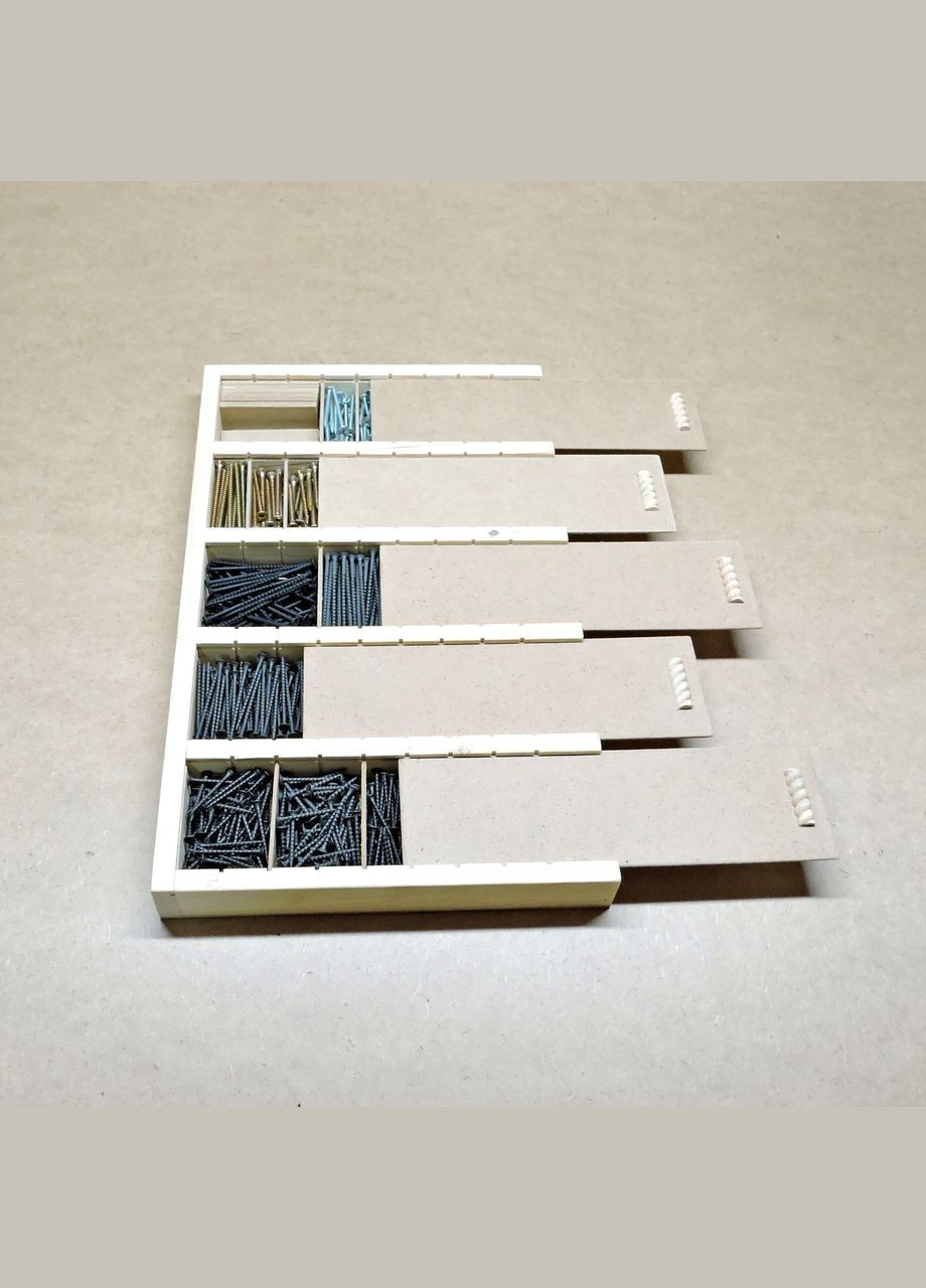 Набор 5х саморезов по дереву 2465 шт No Brand (328909799)