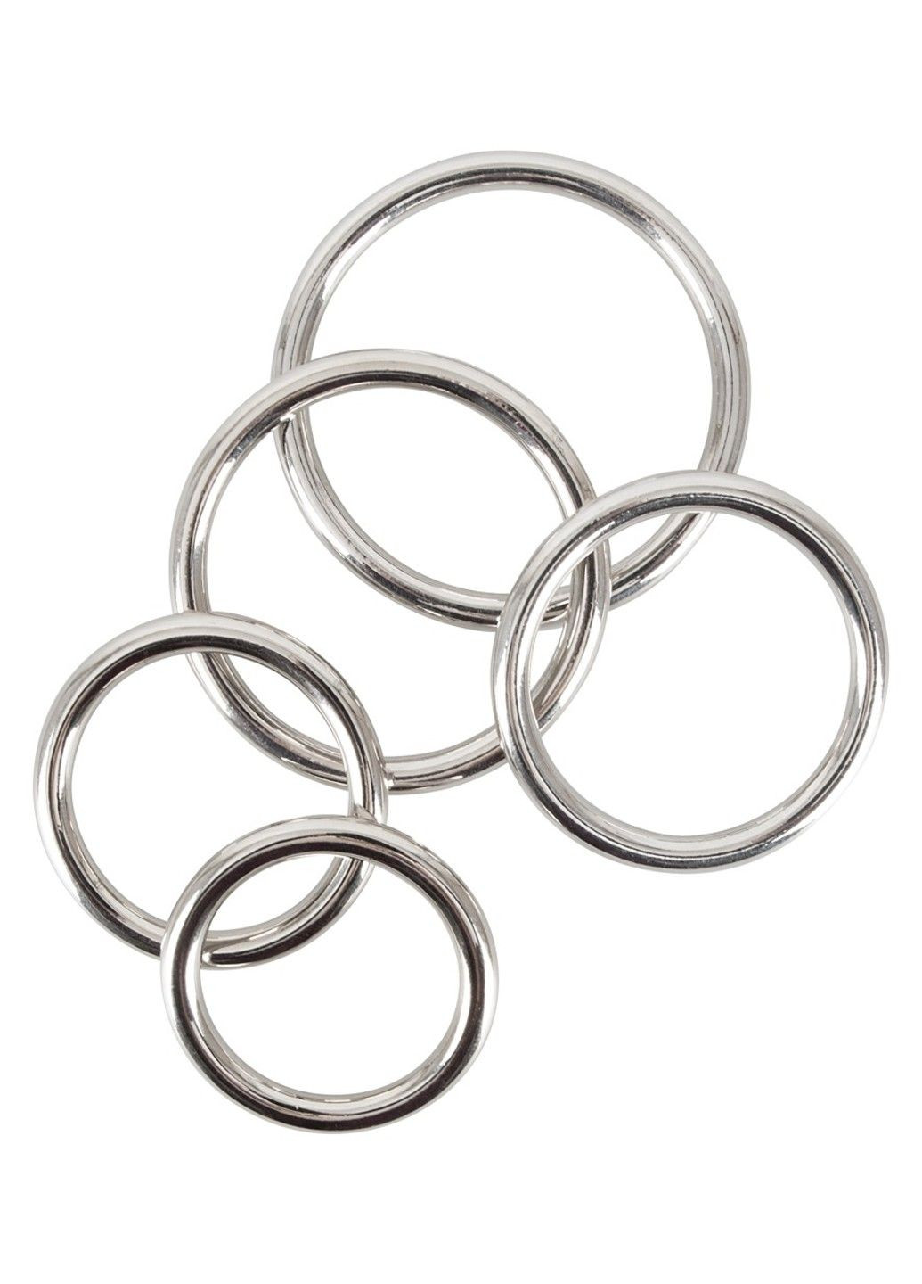 Набор стальных колец на пенис (5 шт.) No Brand (284236177)