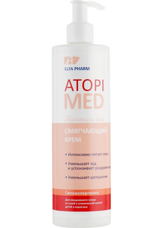 Смягчающий крем для лица и тела Atopi Med 400ml (807695-19260) Elfa Pharm (368663388)