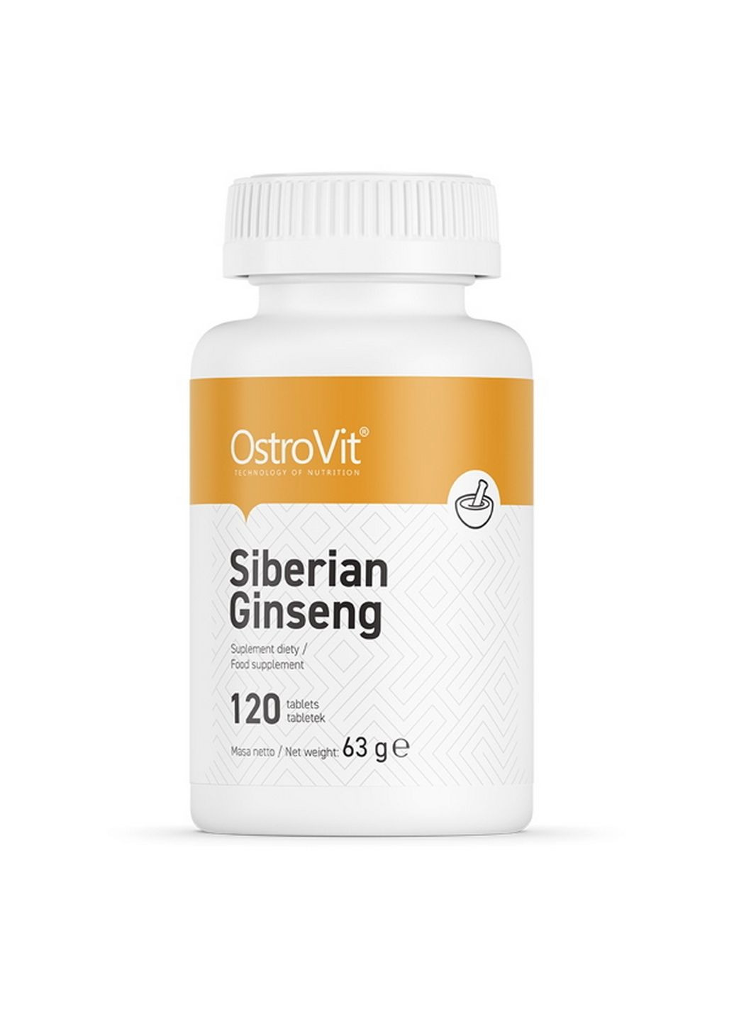 Натуральная добавка Siberian Ginseng, 120 таблеток Ostrovit (293418853)