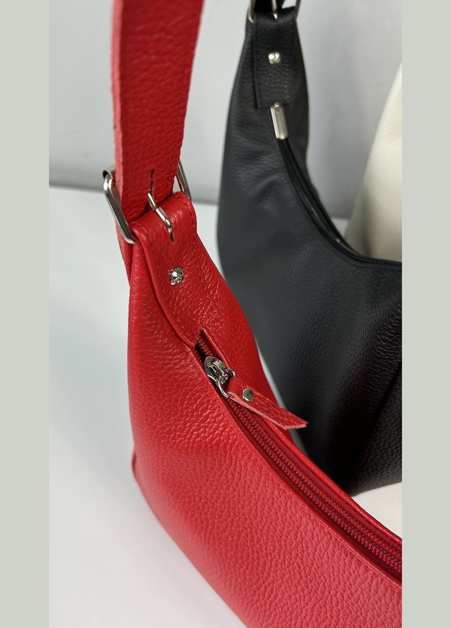 Жіноча шкіряна сумочка, Стильна сумка з натуральної шкіри, маленька червона сумка на плечі No Brand (354710560)