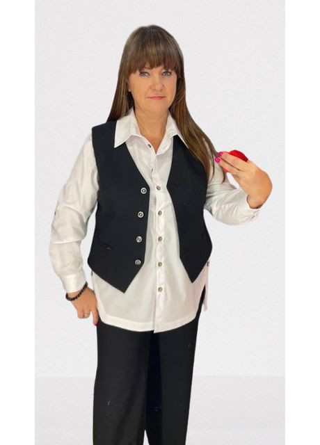 Черный женский жилет j.london женский классический на пуговицах костюмный. J. London - всесезон