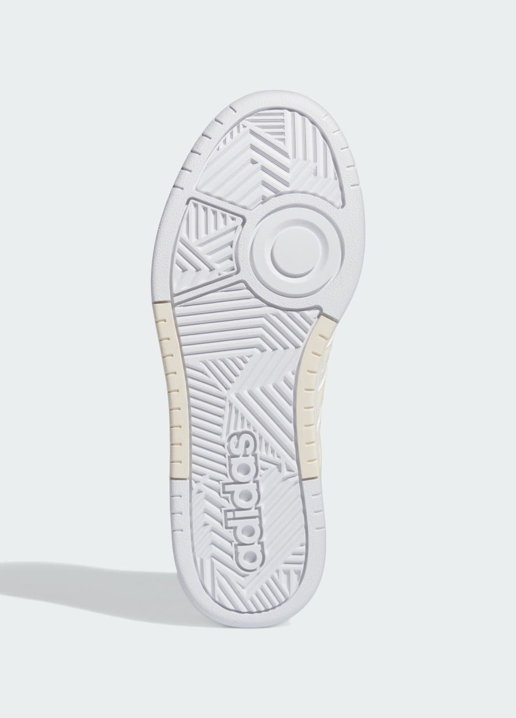 Бежеві всесезонні кросівки hoops 3.0 bold adidas