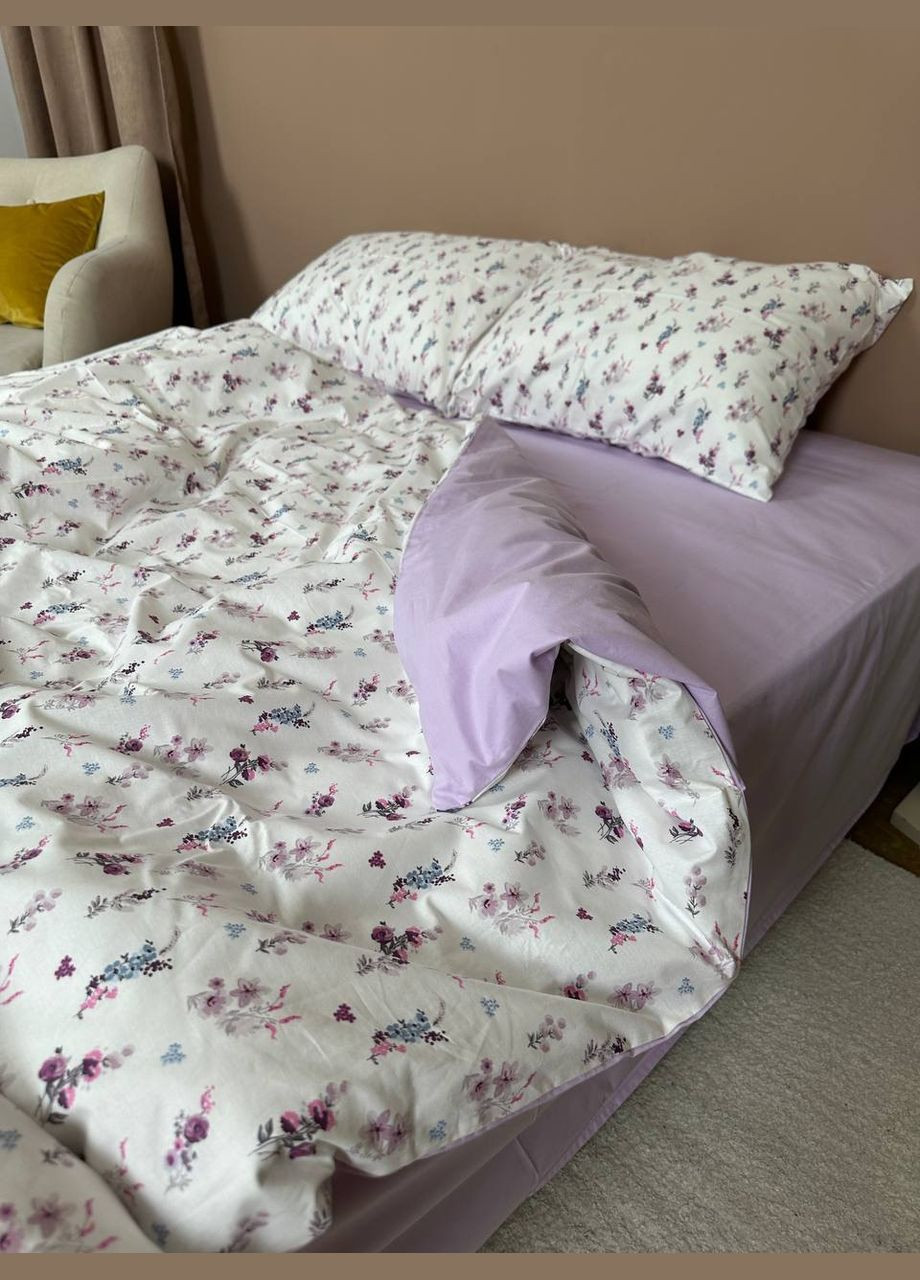 Комплект постельного белья евро Ранфорс 00030 Freshery 0003025 No Brand (346055526)