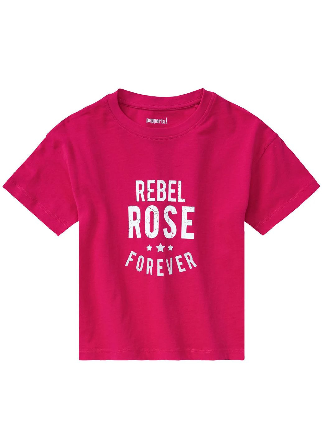 Малинова демісезонна бавовняна футболка Pepperts