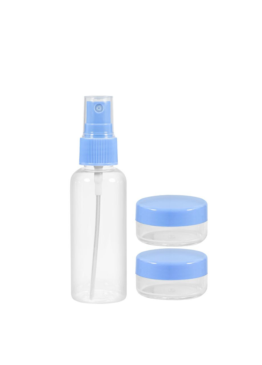 Дорожній набір туалетного приладдя - пляшечка-спрей і баночки (1620), No Brand (350612552)