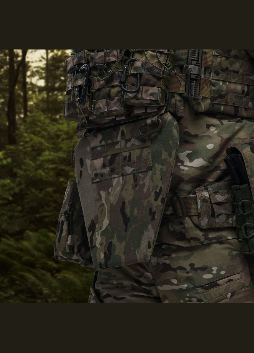 Противоосколочный фартук 1-го класса защиты (с баллистическим пакетом). Размер. Мультикам Ukrarmor (334256167)