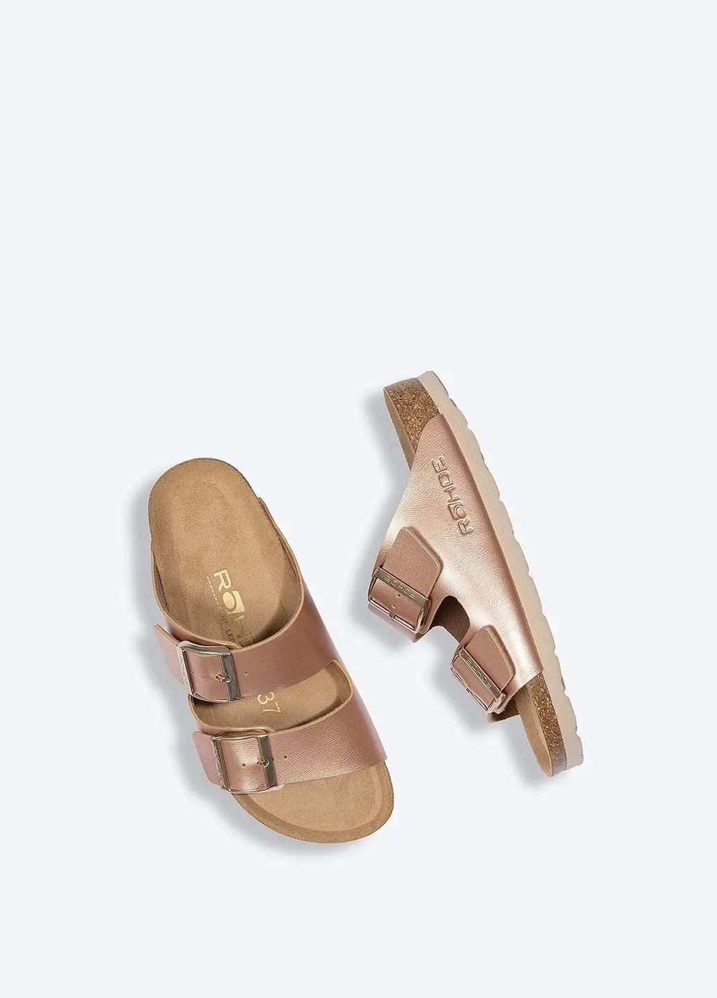 Жіночі шльопанці Alba рожево-золотий 5623 33 (НІМЕЧЧИНА) ( ) Rohde (328597251)