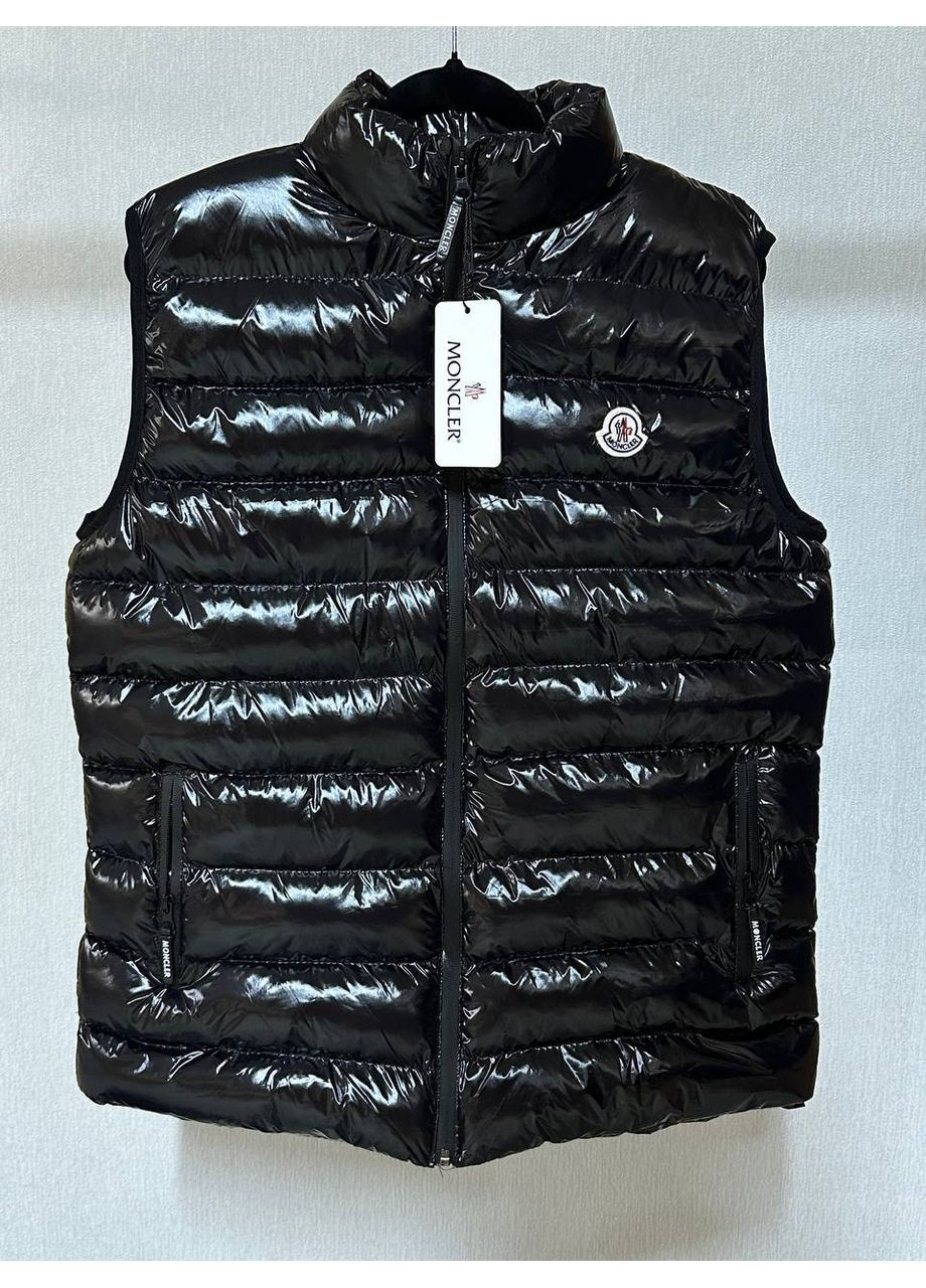 в стилі Moncler блискуча з NFC чіпом чорний No Brand Жилетка (363819822)