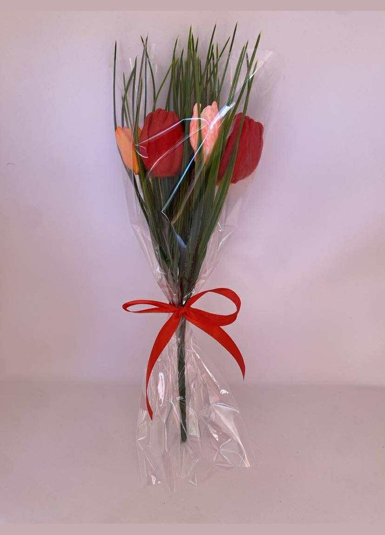 Букет мильних тюльпанів. Мило ручної роботи No Brand (343052249)