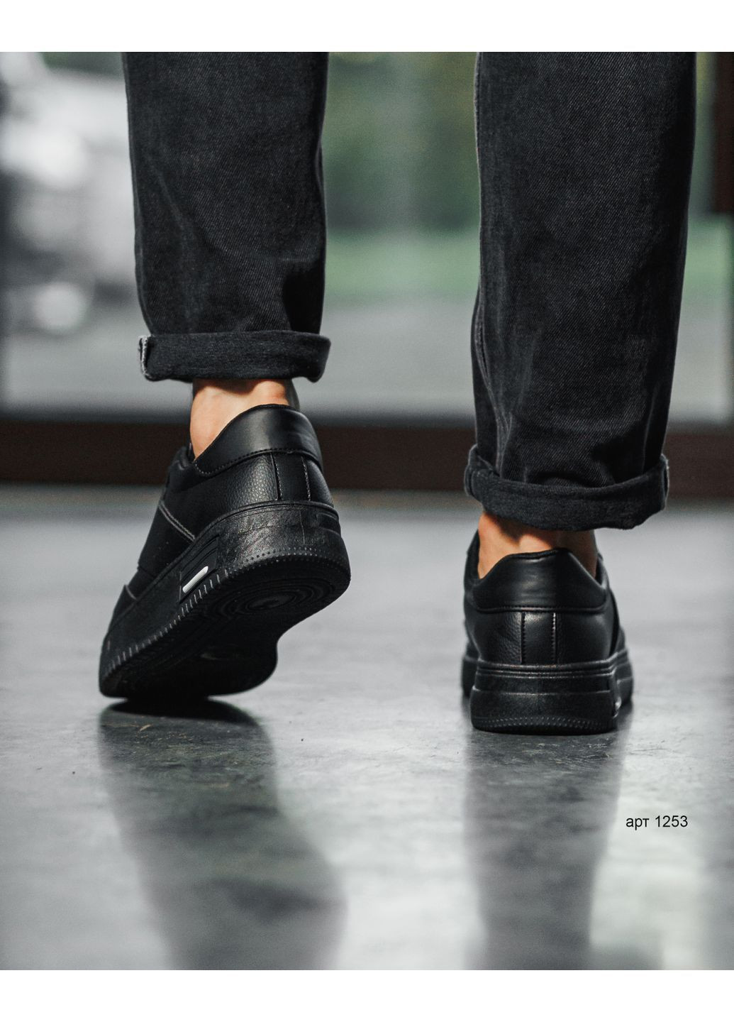 Черные кеды мужские black No Brand SW Classic