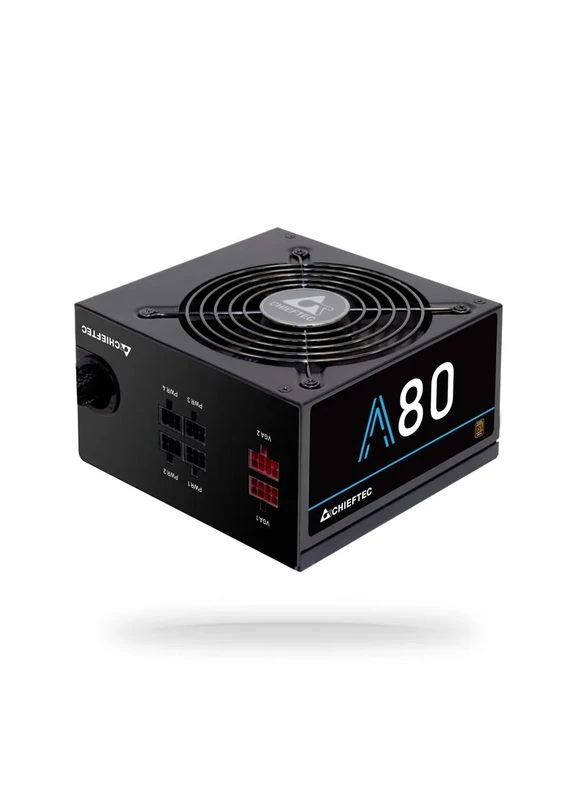 Блок питания A-80 (650W), >85%, 120мм, 1xMB 24pin(20+4), 1xCPU 8pin(4+4), 4xMolex, 6xSATA, 2xPCIe 8pin(6+2), Модульный Chieftec (393475966)