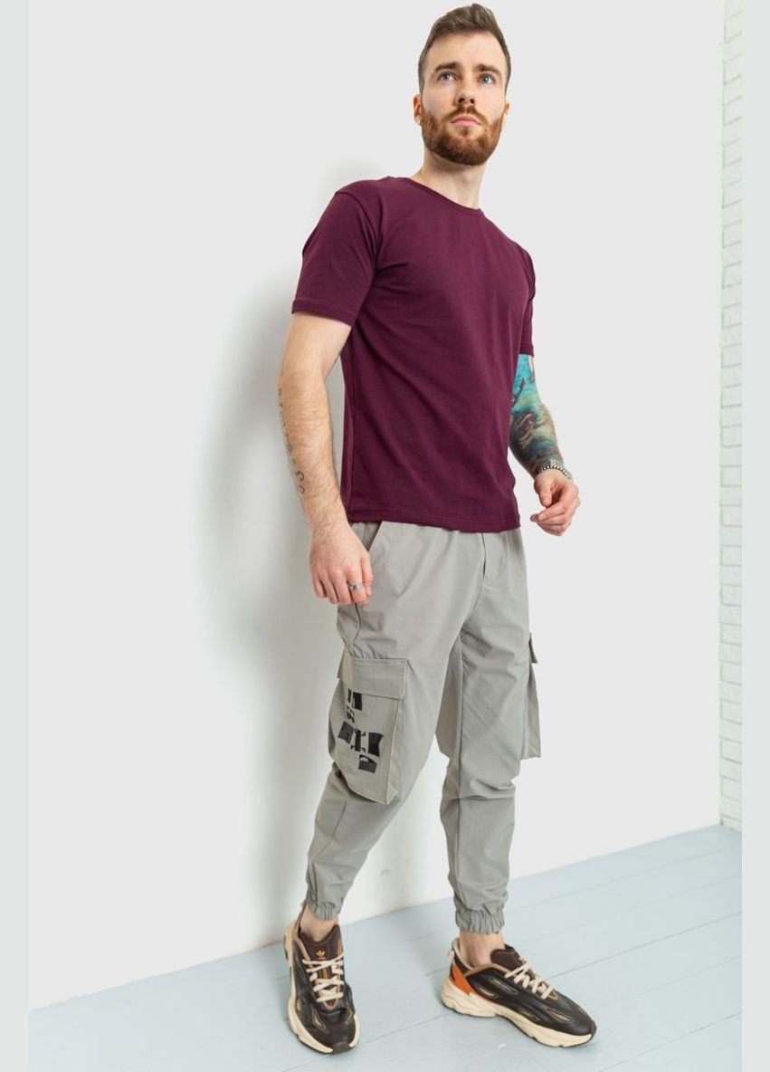 Спортивні брюки чоловічі тонкі стрейчеві, колір оливковий, Ager (266814885)