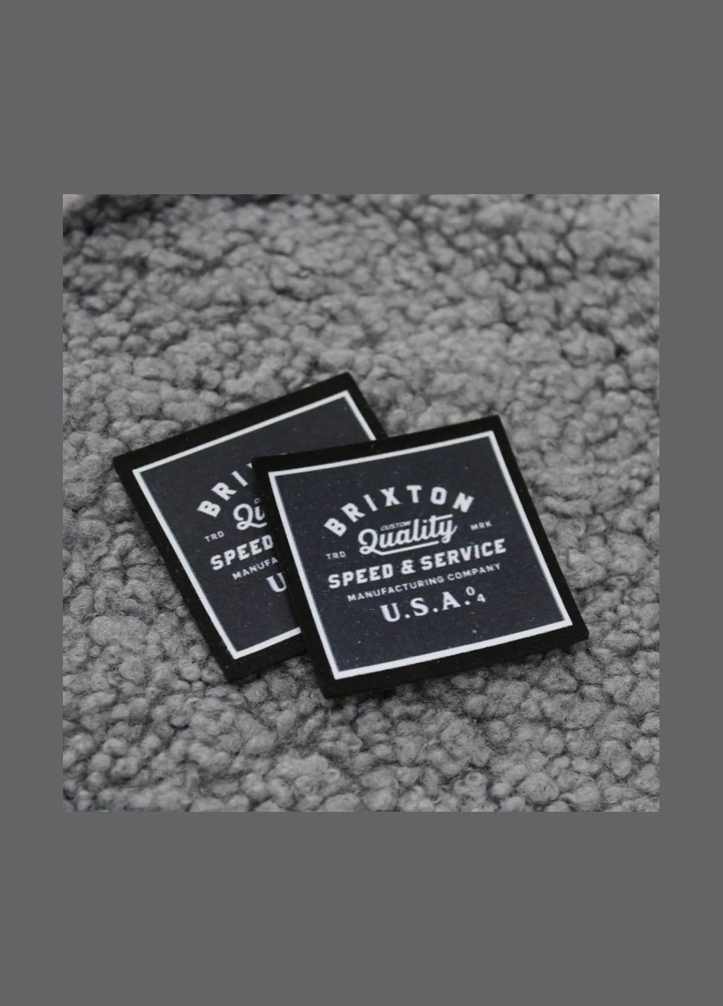 Нашивка "Brixton" чорного кольору (6431) No Brand (335811749)