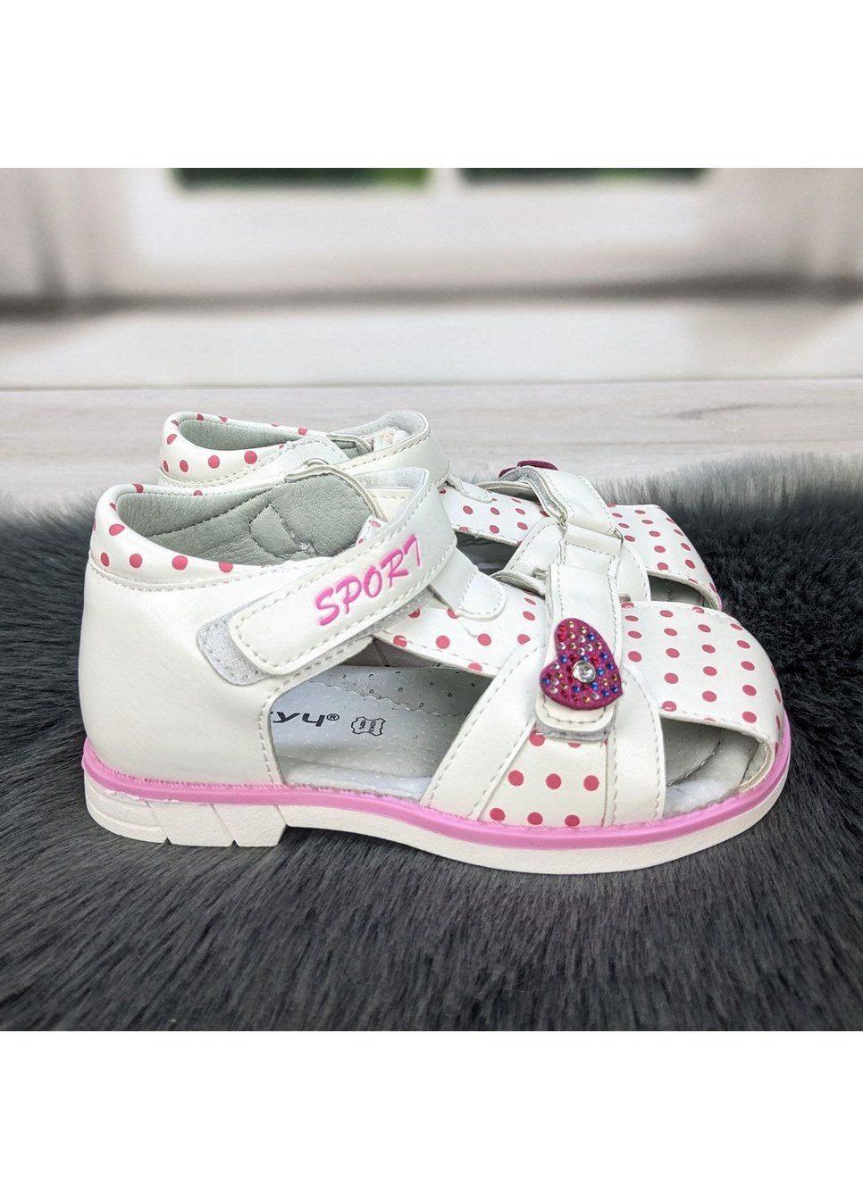 Белые босоножки детские С.Луч